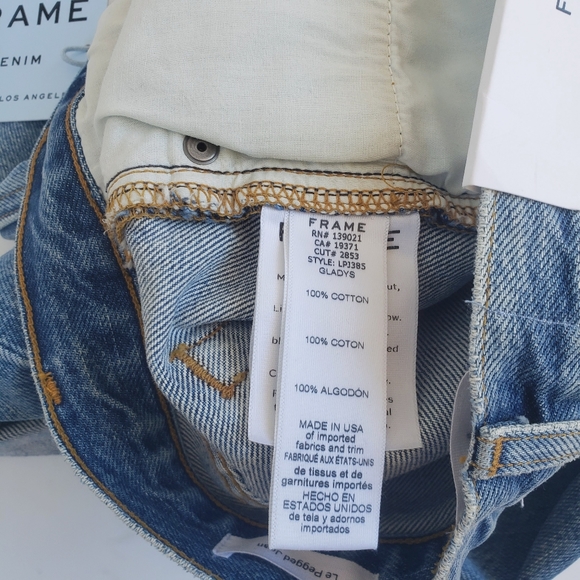 NWT Frame Le Pegged High Rise Straight 29 - Picture 15 of 16